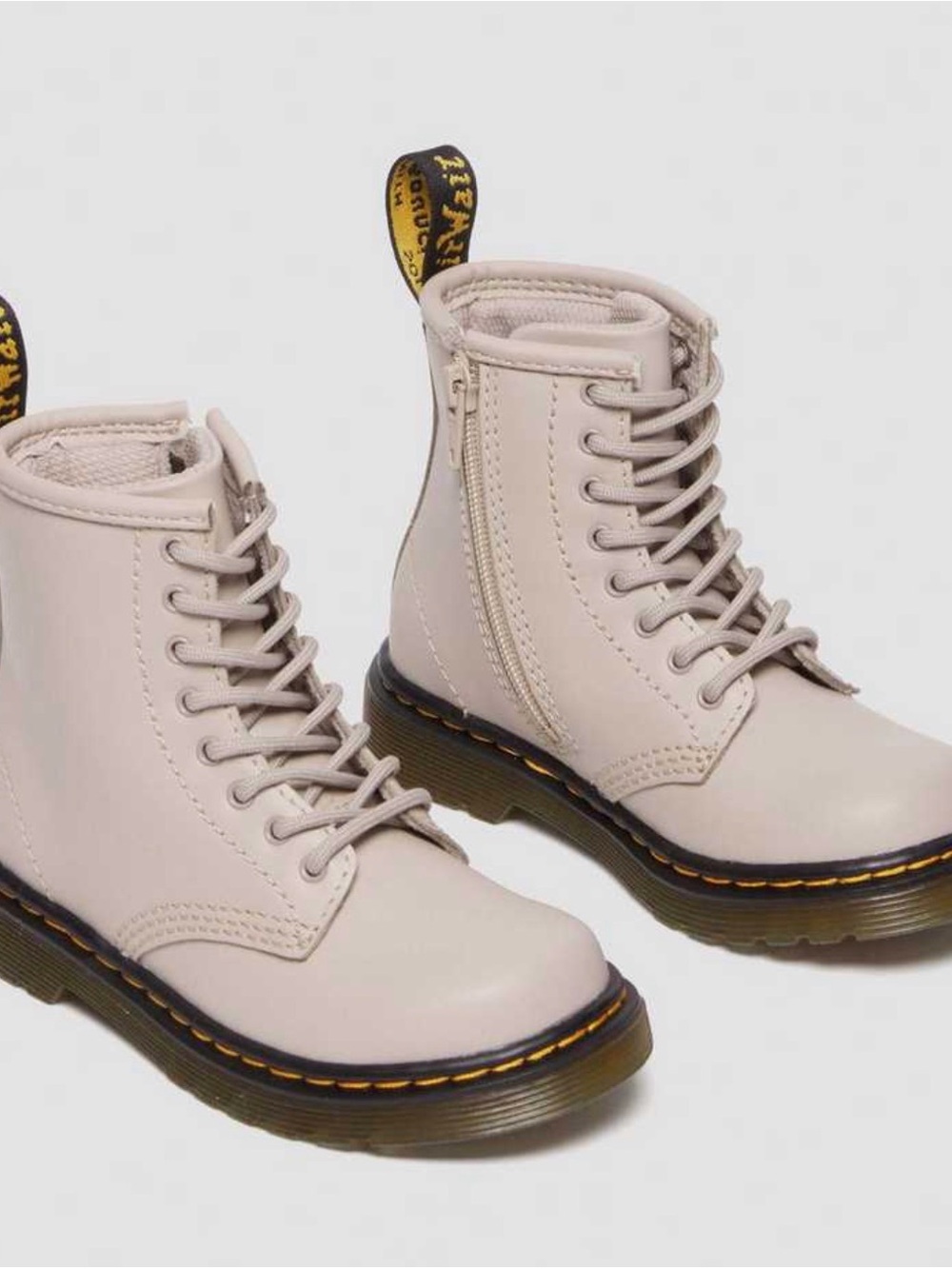 Dr. Martens Lace-Up Boots in Taupe -kids size 9